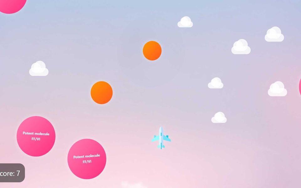 ภาพหน้าจอ AR Airplane Balloon Collector