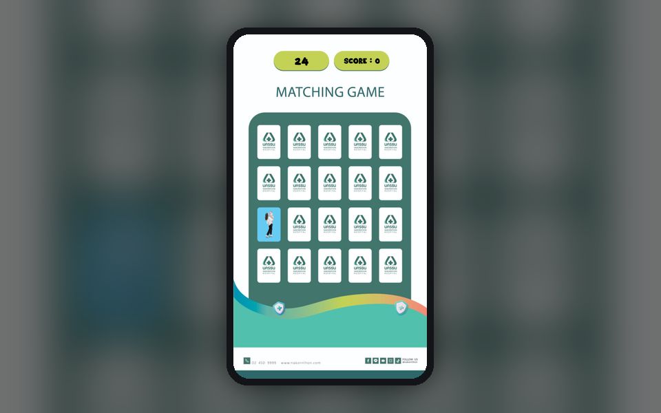 ภาพหน้าจอ โรงพยาบาลนครธน Matching Game