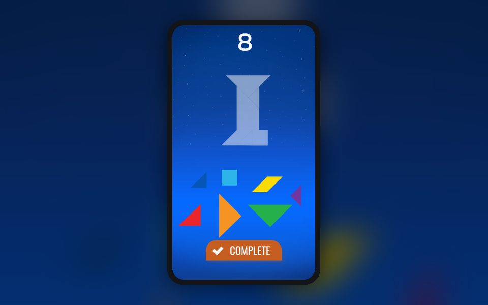 ภาพหน้าจอ PTT Tangram Game