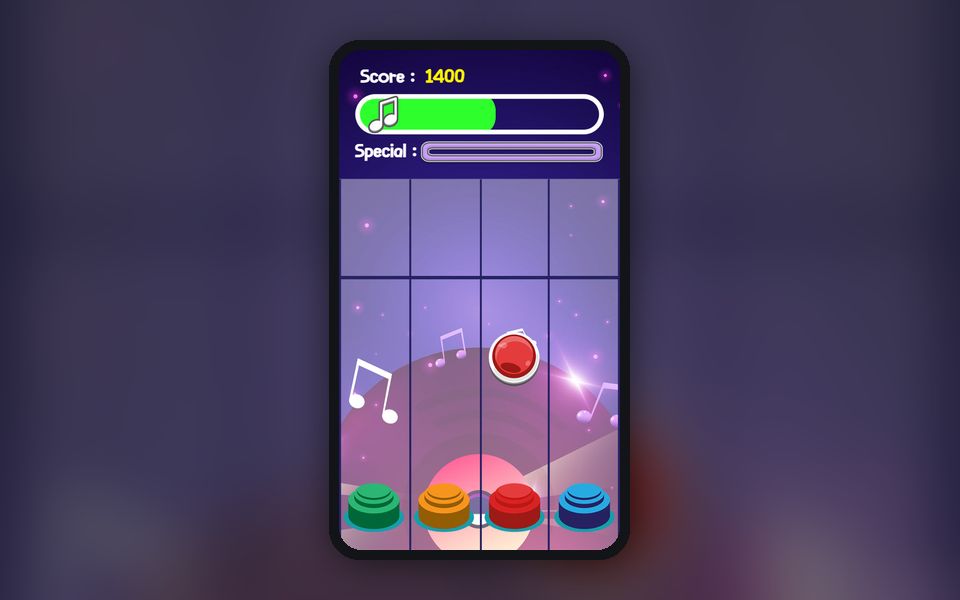 ภาพหน้าจอ สถาบันพระปกเกล้า Tap Tap Music